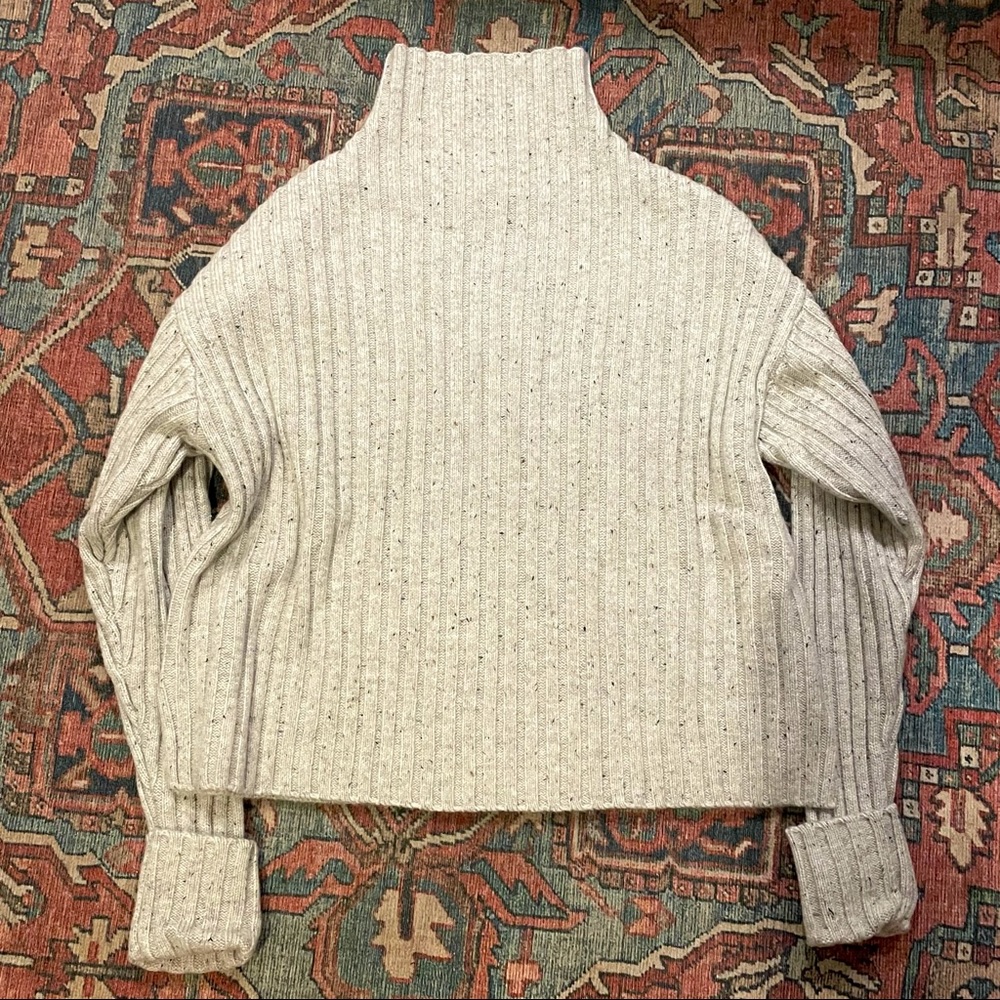 Crop Turtleneck Sweater
